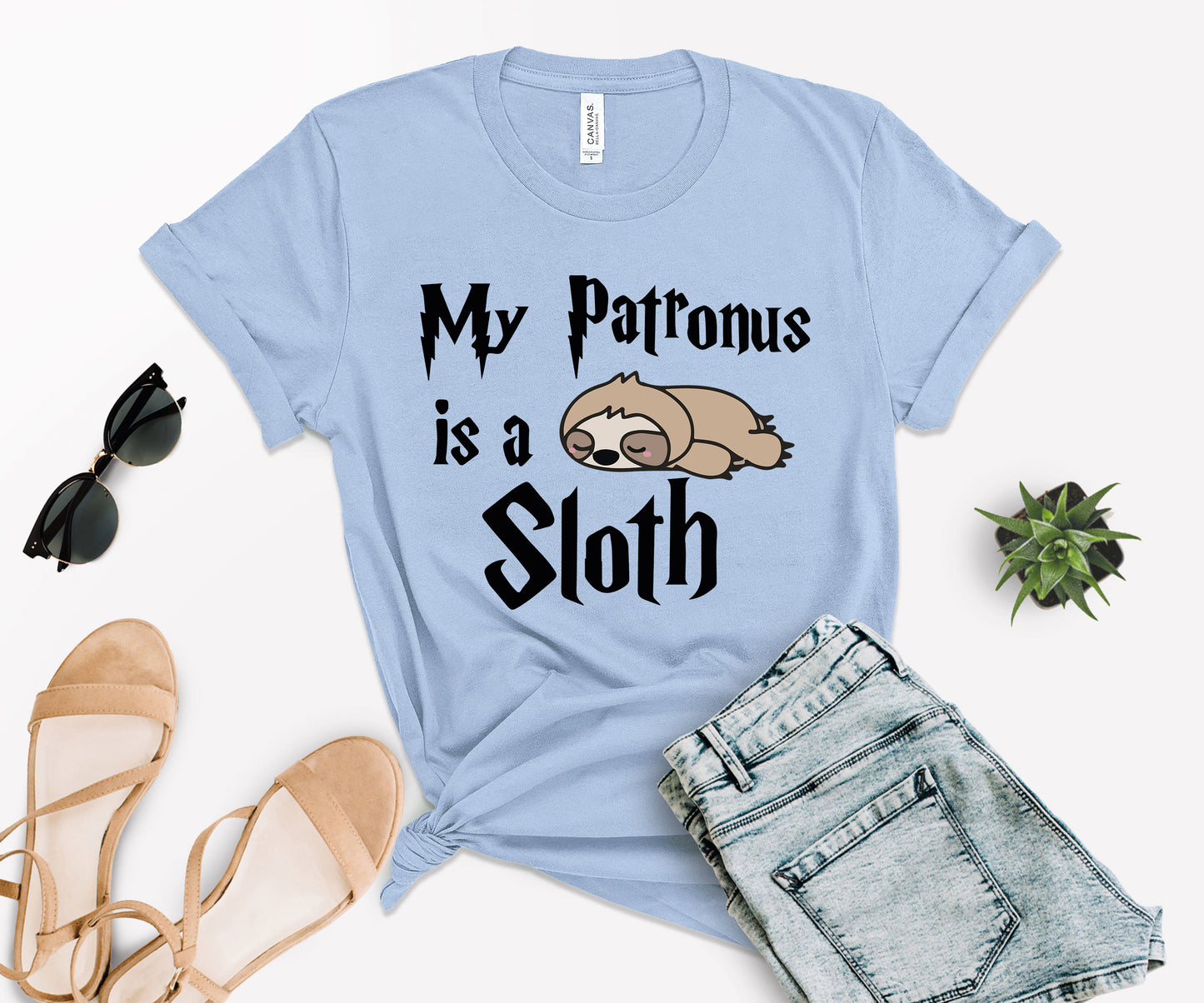 Sloth Shirt, Funny Sloth Shirts, My Patronus Is A Sloth-newamarketing