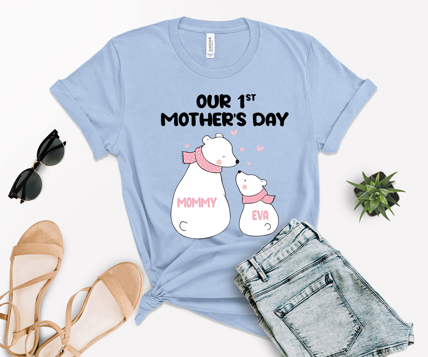 Our 1st Mother's Day Shirt, Custom Mom Matching Shirts, First Mothers Day Shirt-newamarketing