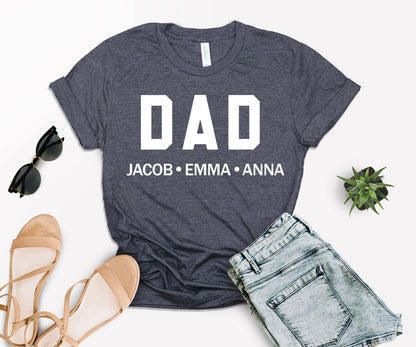 Custom Grandpa Shirt, Custom Father's Day Shirts, Custom Grandpa Dad Shirt-newamarketing