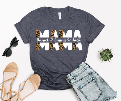 Mothers Day Shirt, Custom Mama Shirt, Personalized Mom Shirt-newamarketing