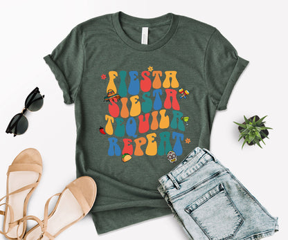 Cinco De Mayo Shirts, Mexican Fiesta Shirts, Fiesta Siesta Tequila Repeat-newamarketing