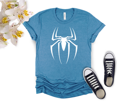 Newa Marketing- Spider Lover Shirt, Funny Superhero Shirt, Dad Son Matching T-Shirt, Spider Birthday Shirt, Toddler Birthday Shirt, Gift For Spider Lover, Mickey Ghost Skateboarding Shirt, Halloween, family, Mickey and Friends, matching, t-shirts, Made in the USA, high-quality, cotton, graphic tee, Disney,characters, mom, dad, kids, trip, Disneyland, spooky, adult, youth, toddler, baby onesie