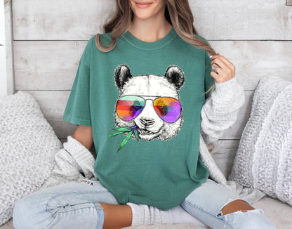 Panda Shirt, Cute Panda Shirt, Comfort Colors T-Shirts-newamarketing