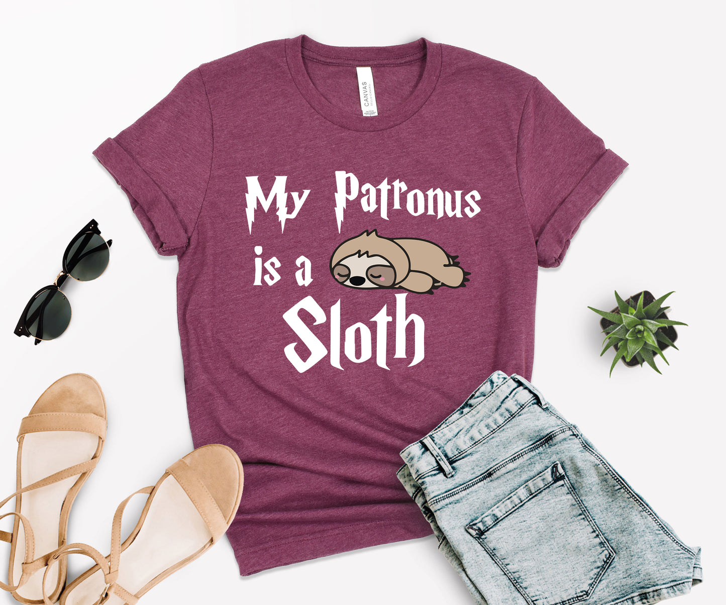 Sloth Shirt, Funny Sloth Shirts, My Patronus Is A Sloth-newamarketing