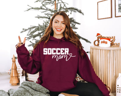Custom Soccer Mom Sweatshirt, Number Soccer Hoodie, Soccer Mom Sweatshirt-newamarketing