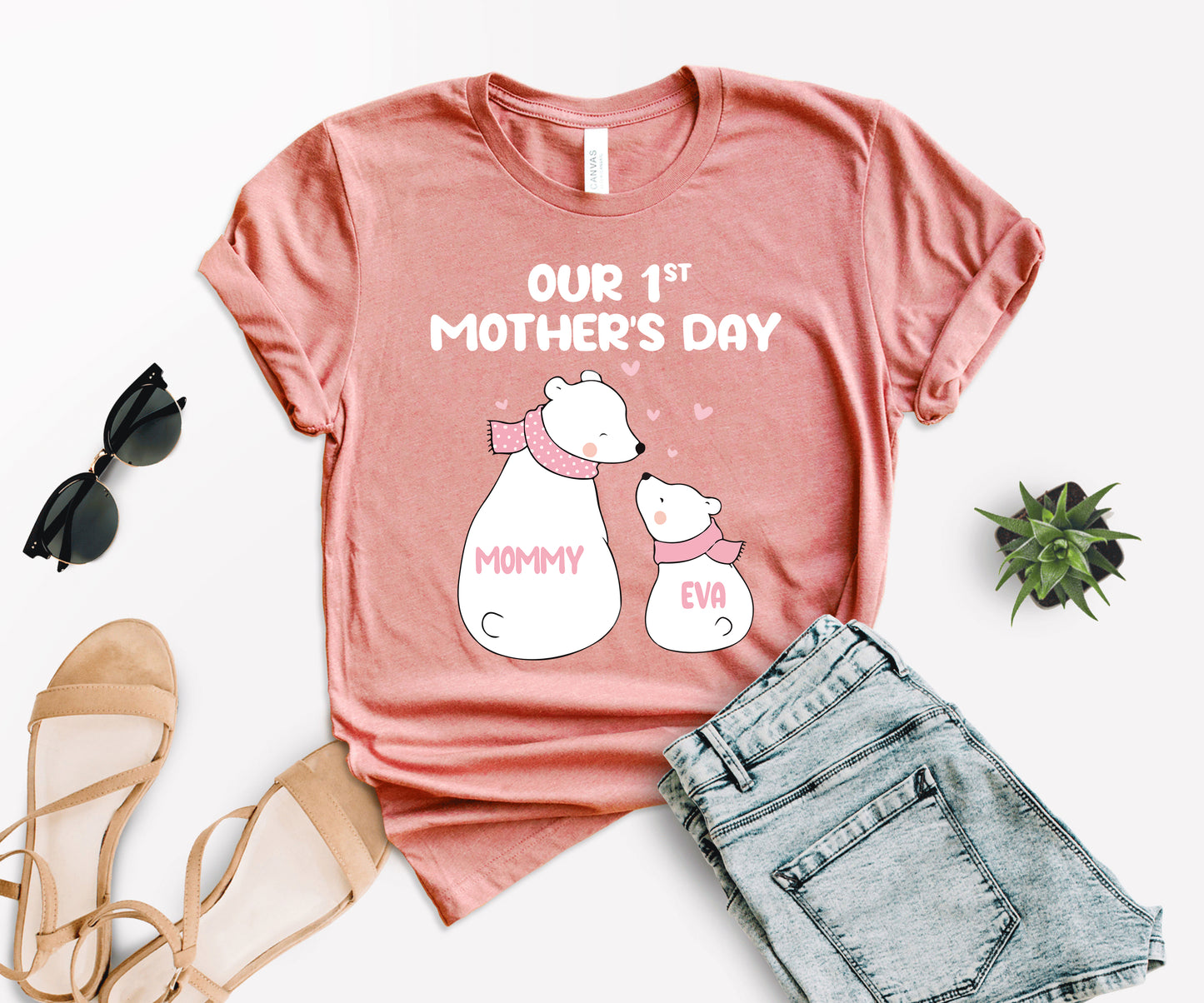 Our 1st Mother's Day Shirt, Custom Mom Matching Shirts, First Mothers Day Shirt-newamarketing
