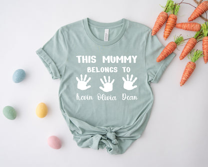 This Mummy Belongs Shirt, Custom Mama Shirt, Custom Mother's Day Shirt-newamarketing