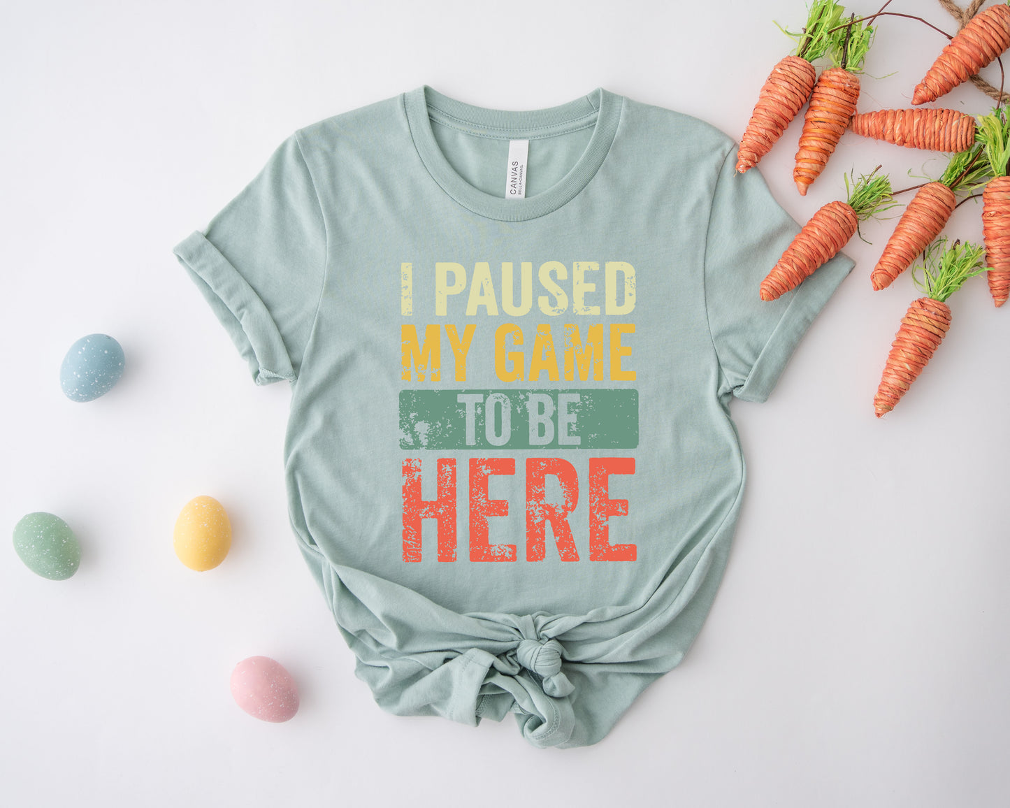 I Paused My Game To Be Here T-Shirt, Gamer Shirt, Funny Gaming Shirt-newamarketing