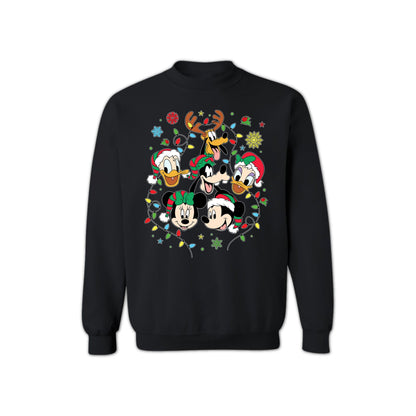 Unisex Christmas Sweatshirt - Disney-Inspired Holiday Crewneck for Women & Men