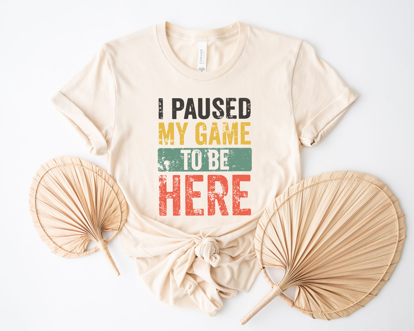 I Paused My Game To Be Here T-Shirt, Gamer Shirt, Funny Gaming Shirt-newamarketing