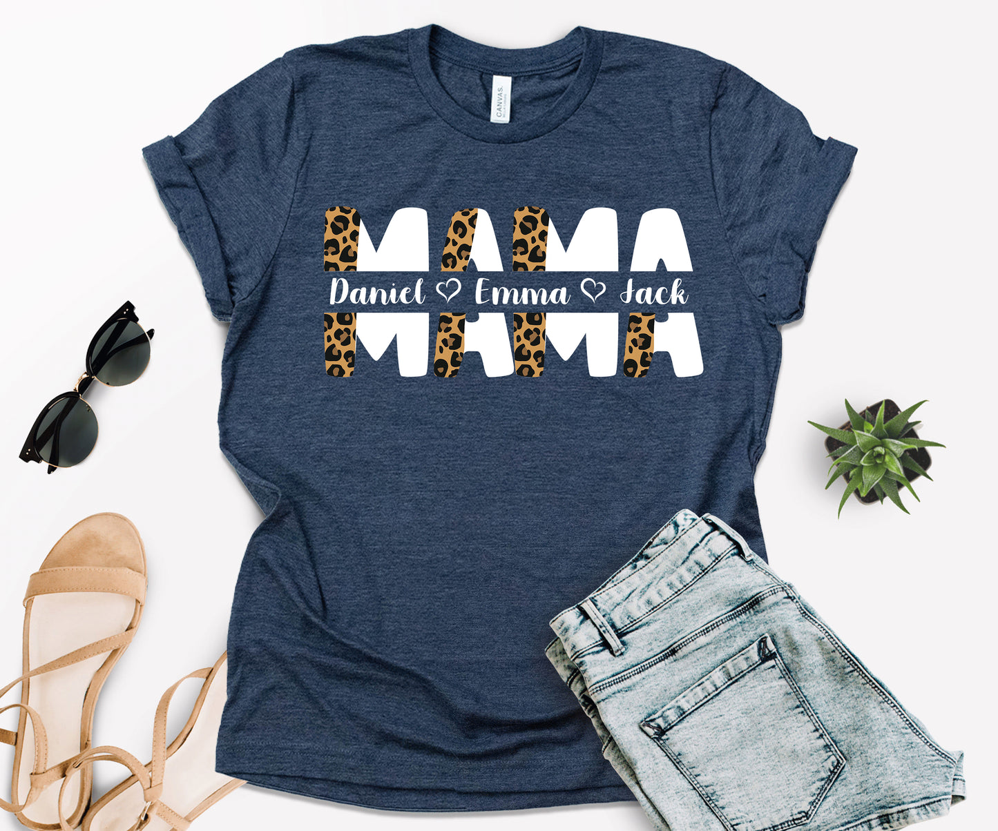 Mothers Day Shirt, Custom Mama Shirt, Personalized Mom Shirt-newamarketing