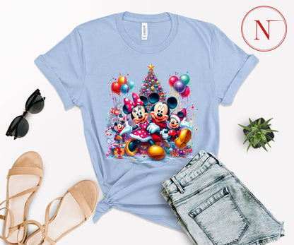 Disney Christmas Shirts for All Ages – Mickey & Minnie Holiday Family T-Shirts