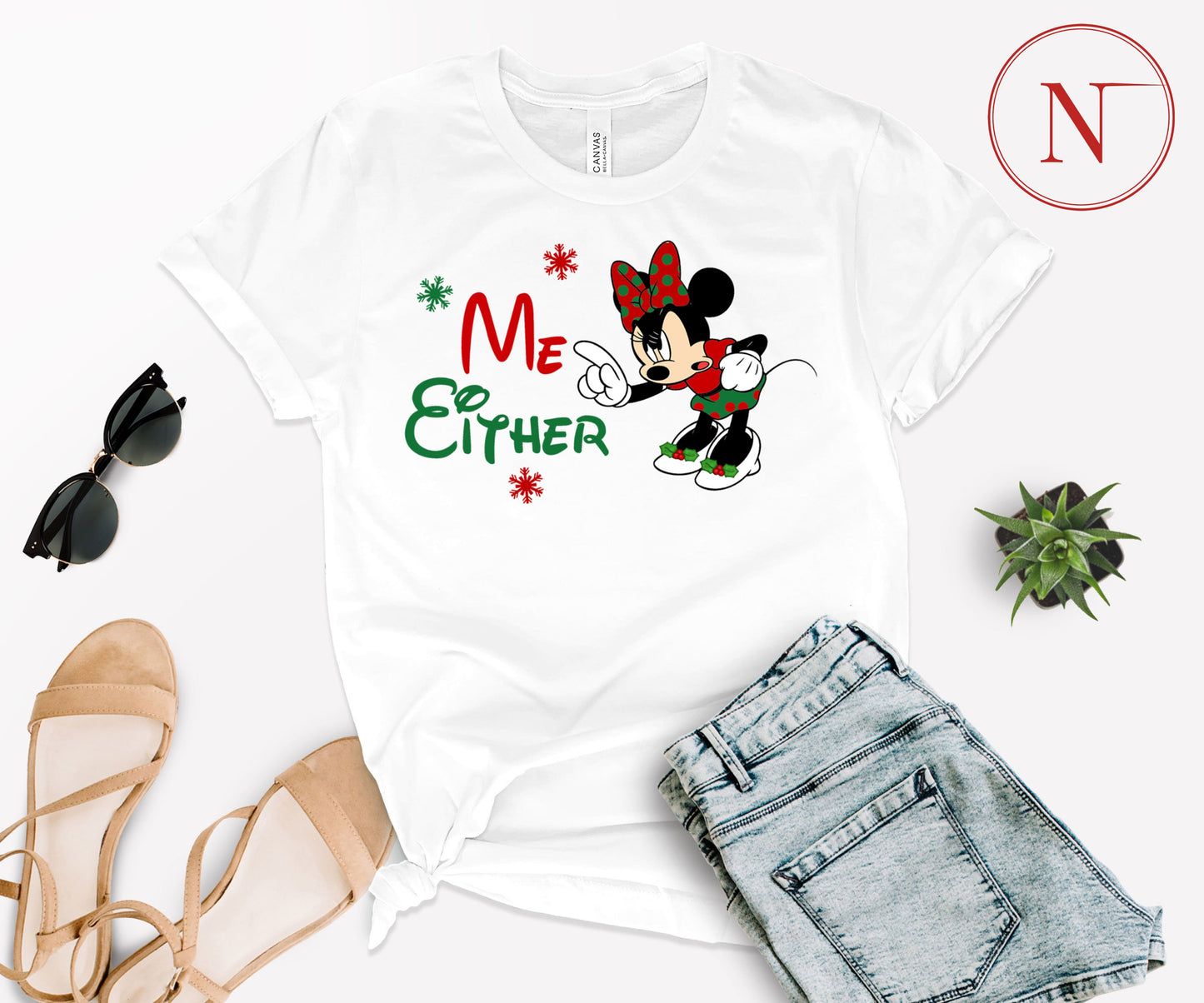 Funny Christmas Family Matching Disney Shirts – Mickey & Minnie Holiday Graphic Tees