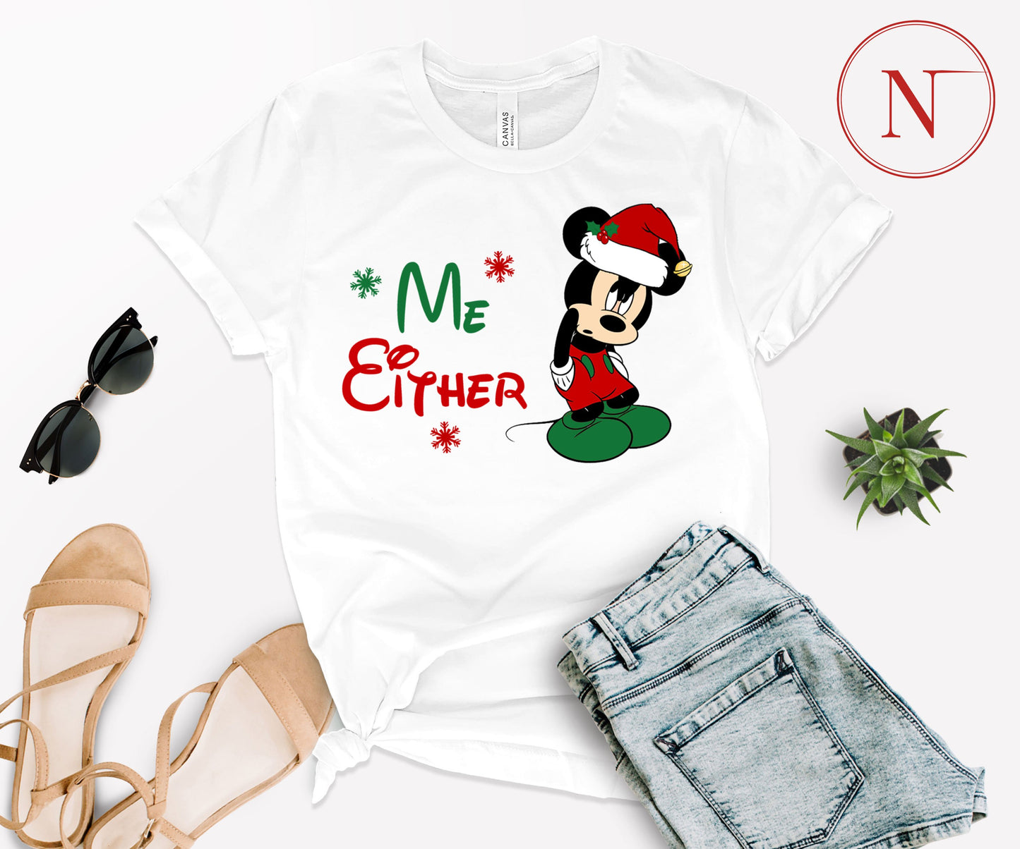 Funny Christmas Family Matching Disney Shirts – Mickey & Minnie Holiday Graphic Tees