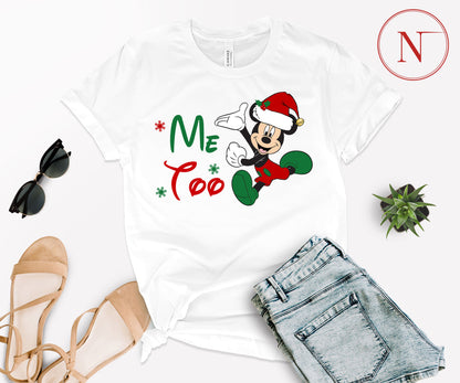 Funny Christmas Family Matching Disney Shirts – Mickey & Minnie Holiday Graphic Tees