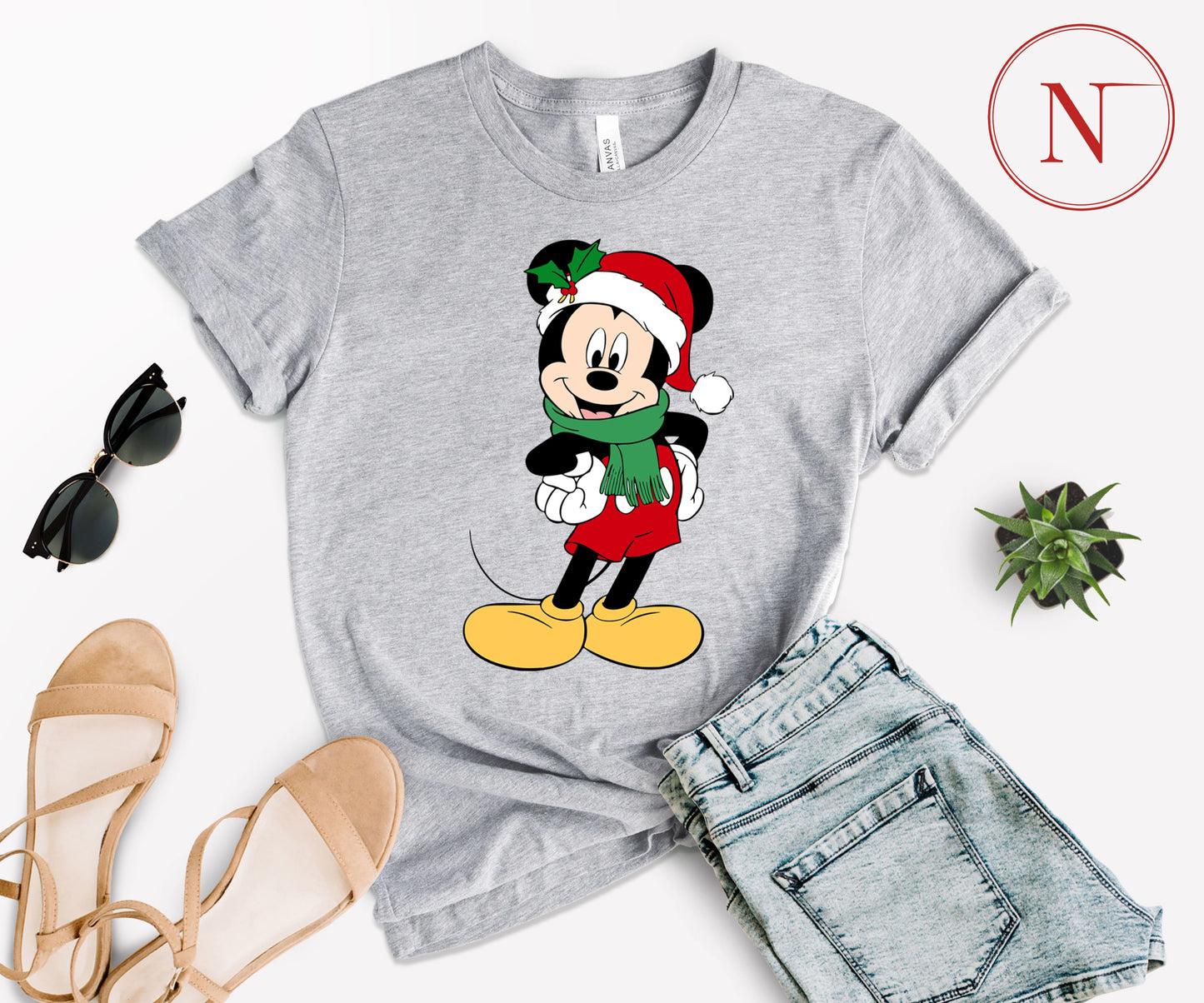 Disney-Inspired Christmas Holiday T-Shirt – Fun Graphic Tee for Family – Perfect for Family Matching Outfits