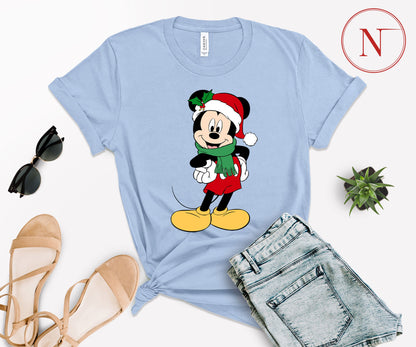 Disney-Inspired Christmas Holiday T-Shirt – Fun Graphic Tee for Family – Perfect for Family Matching Outfits