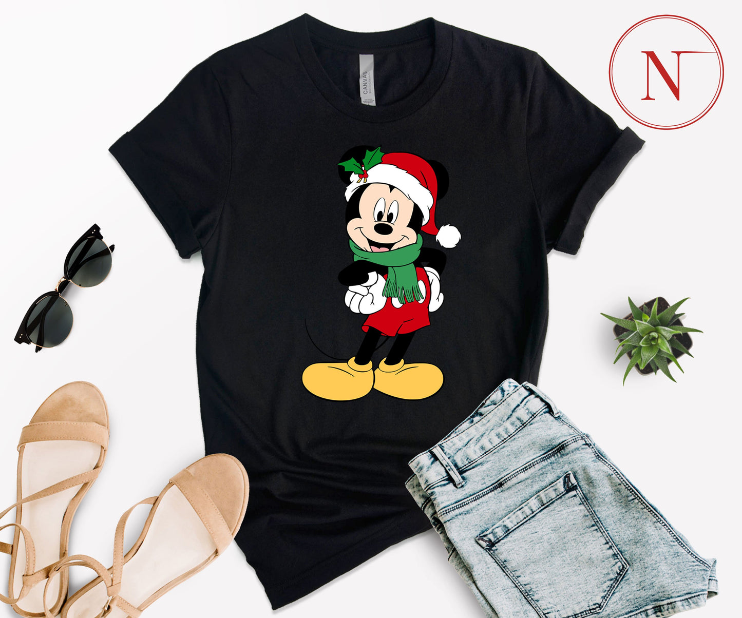 Disney-Inspired Christmas Holiday T-Shirt – Fun Graphic Tee for Family – Perfect for Family Matching Outfits