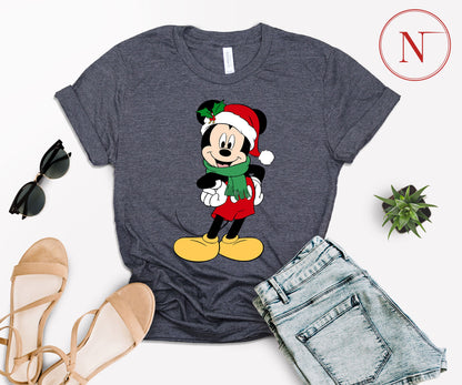 Disney-Inspired Christmas Holiday T-Shirt – Fun Graphic Tee for Family – Perfect for Family Matching Outfits