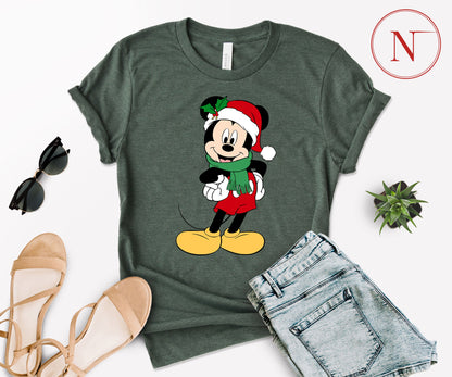 Disney-Inspired Christmas Holiday T-Shirt – Fun Graphic Tee for Family – Perfect for Family Matching Outfits