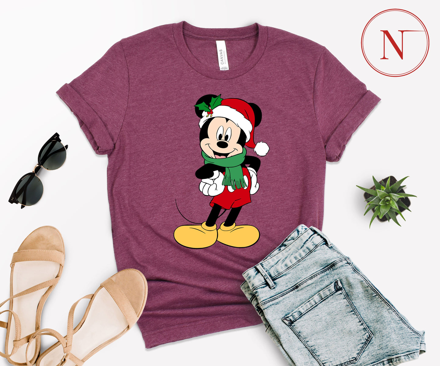 Disney-Inspired Christmas Holiday T-Shirt – Fun Graphic Tee for Family – Perfect for Family Matching Outfits