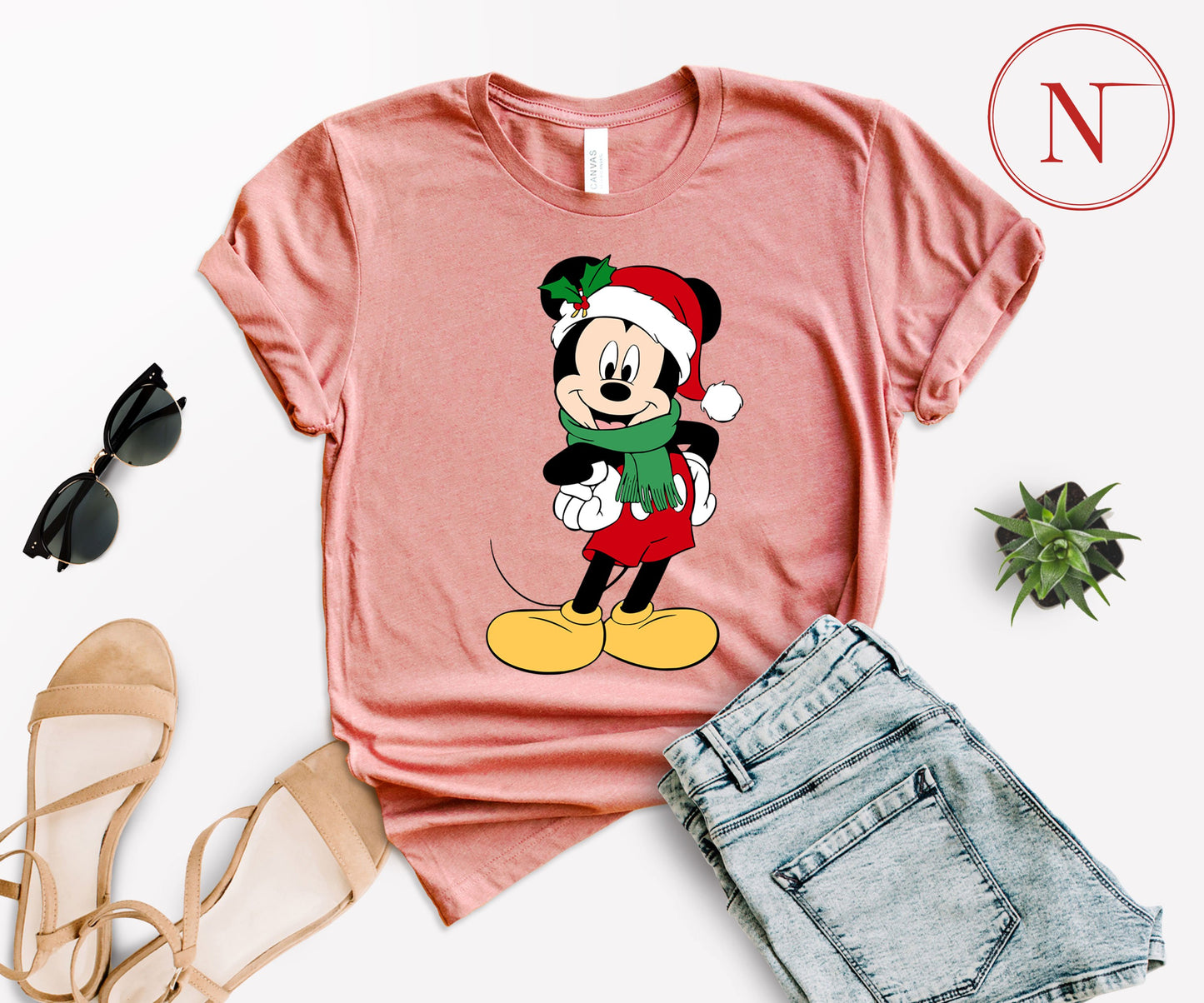 Disney-Inspired Christmas Holiday T-Shirt – Fun Graphic Tee for Family – Perfect for Family Matching Outfits