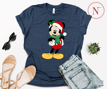 Disney-Inspired Christmas Holiday T-Shirt – Fun Graphic Tee for Family – Perfect for Family Matching Outfits