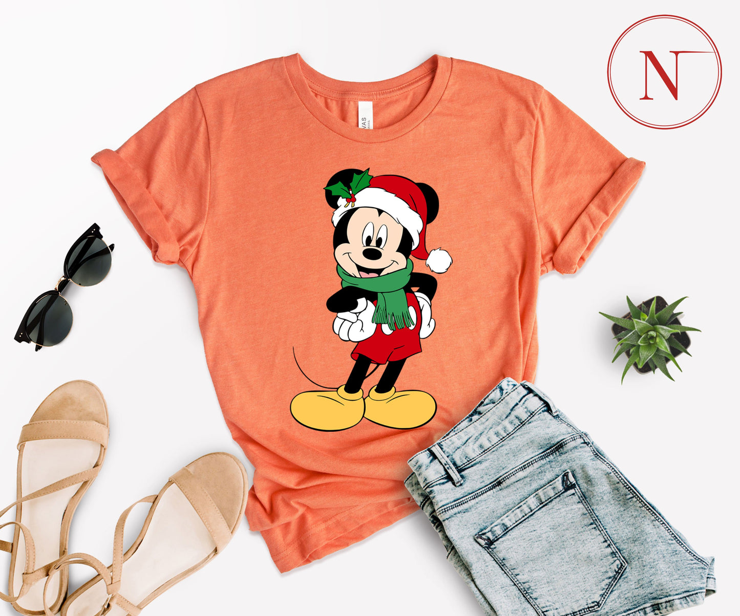 Disney-Inspired Christmas Holiday T-Shirt – Fun Graphic Tee for Family – Perfect for Family Matching Outfits