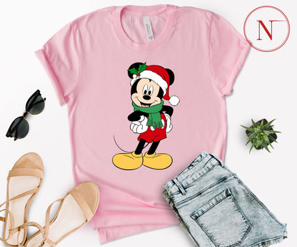 Disney-Inspired Christmas Holiday T-Shirt – Fun Graphic Tee for Family – Perfect for Family Matching Outfits