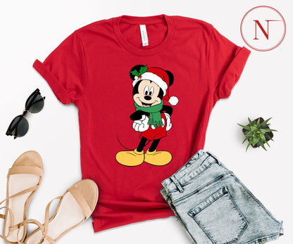 Disney-Inspired Christmas Holiday T-Shirt – Fun Graphic Tee for Family – Perfect for Family Matching Outfits