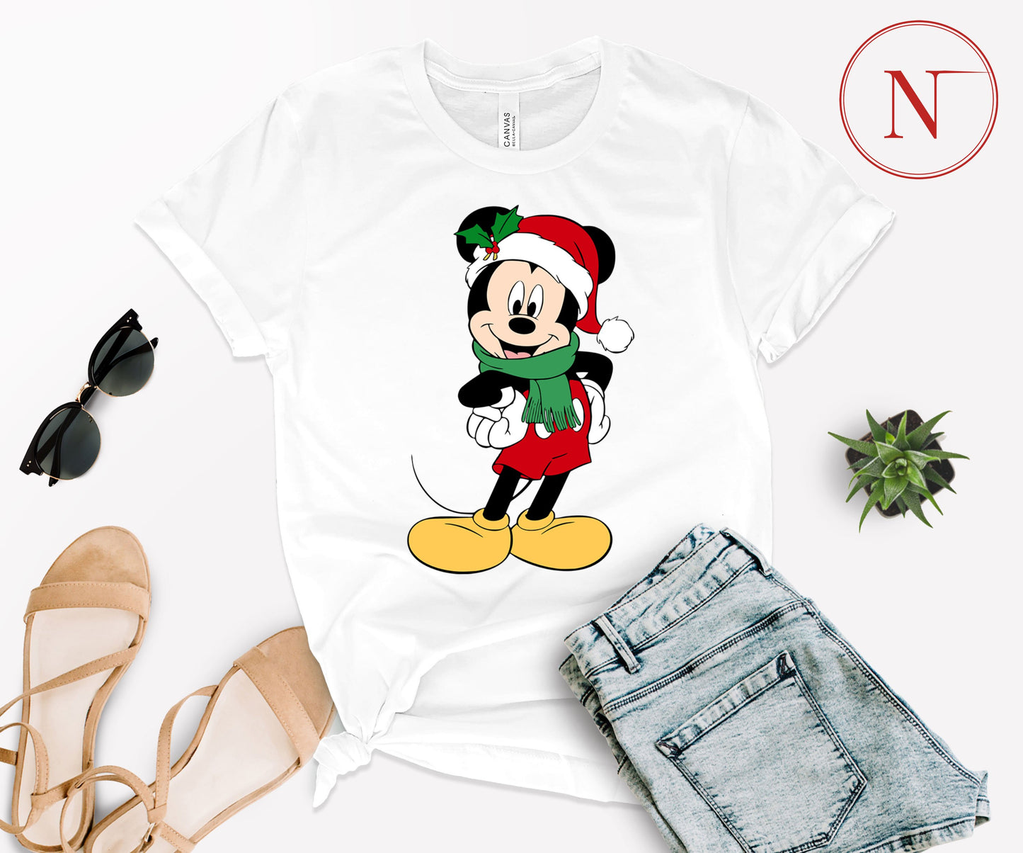 Disney-Inspired Christmas Holiday T-Shirt – Fun Graphic Tee for Family – Perfect for Family Matching Outfits