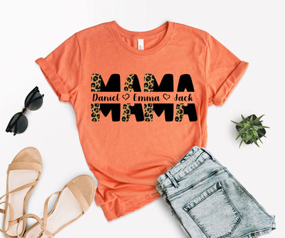 Mothers Day Shirt, Custom Mama Shirt, Personalized Mom Shirt-newamarketing