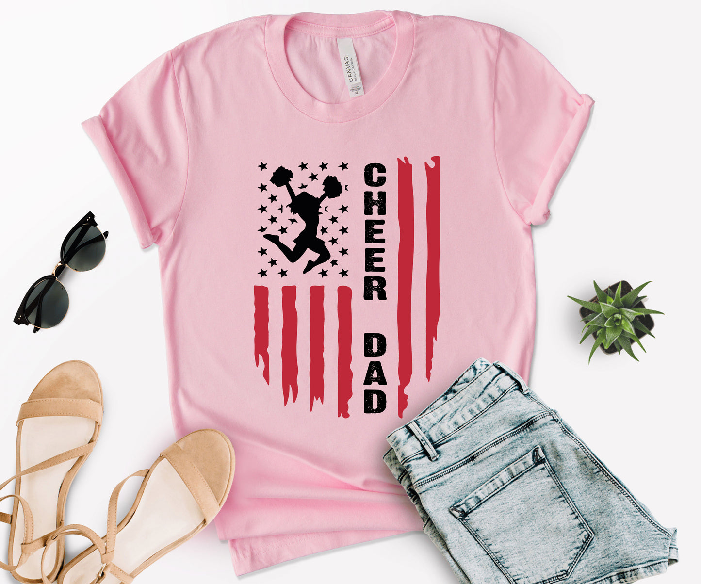 Cheer Dad Shirt, Cheer Shirt Ideas, American Dad Shirt-newamarketing