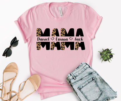 Mothers Day Shirt, Custom Mama Shirt, Personalized Mom Shirt-newamarketing