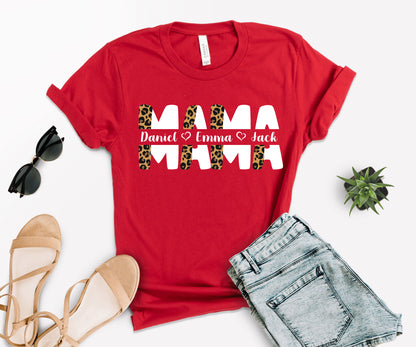 Mothers Day Shirt, Custom Mama Shirt, Personalized Mom Shirt-newamarketing