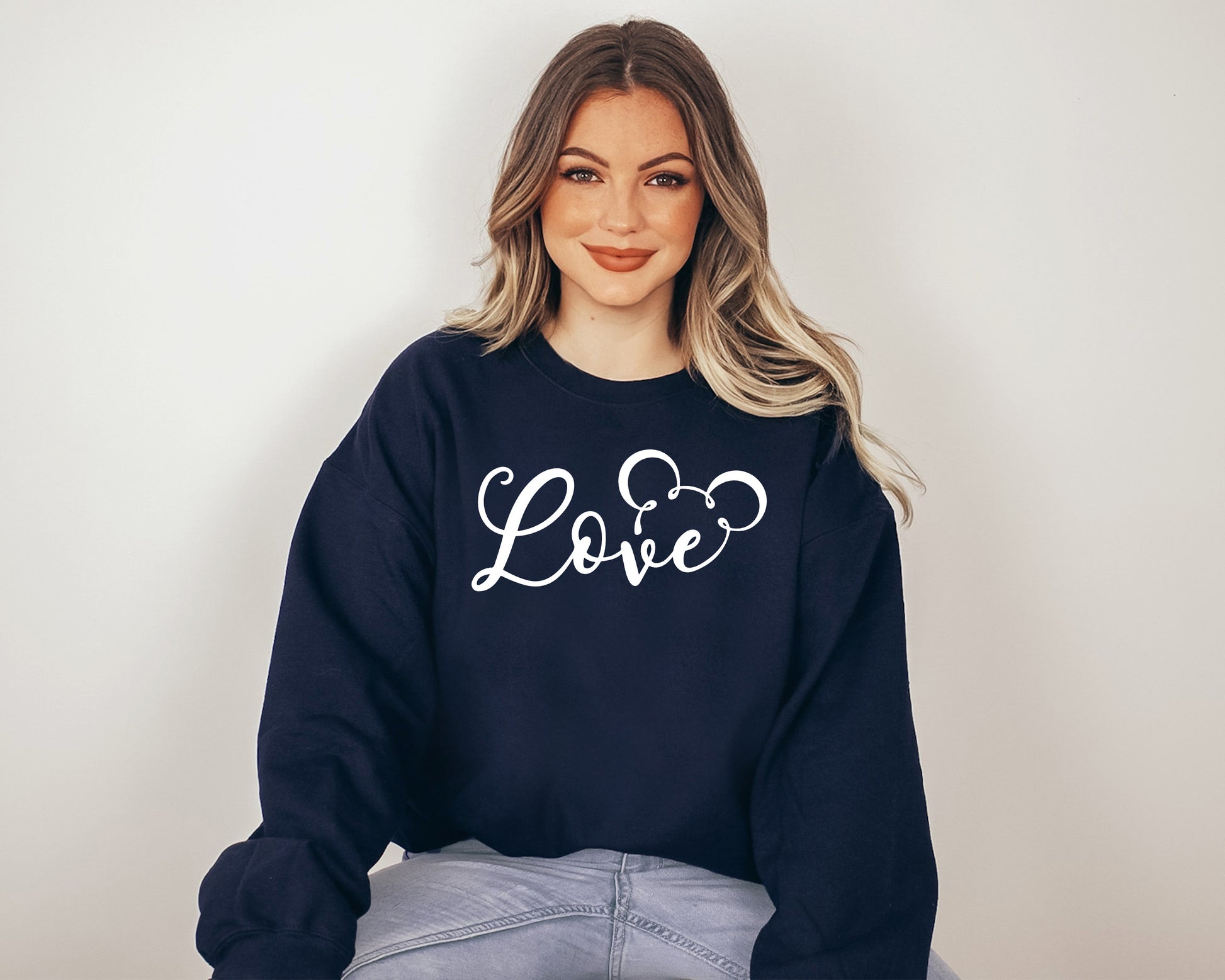 Disney Love Sweatshirt, Disney Mickey Hoodie, Love Sweater-newamarketing