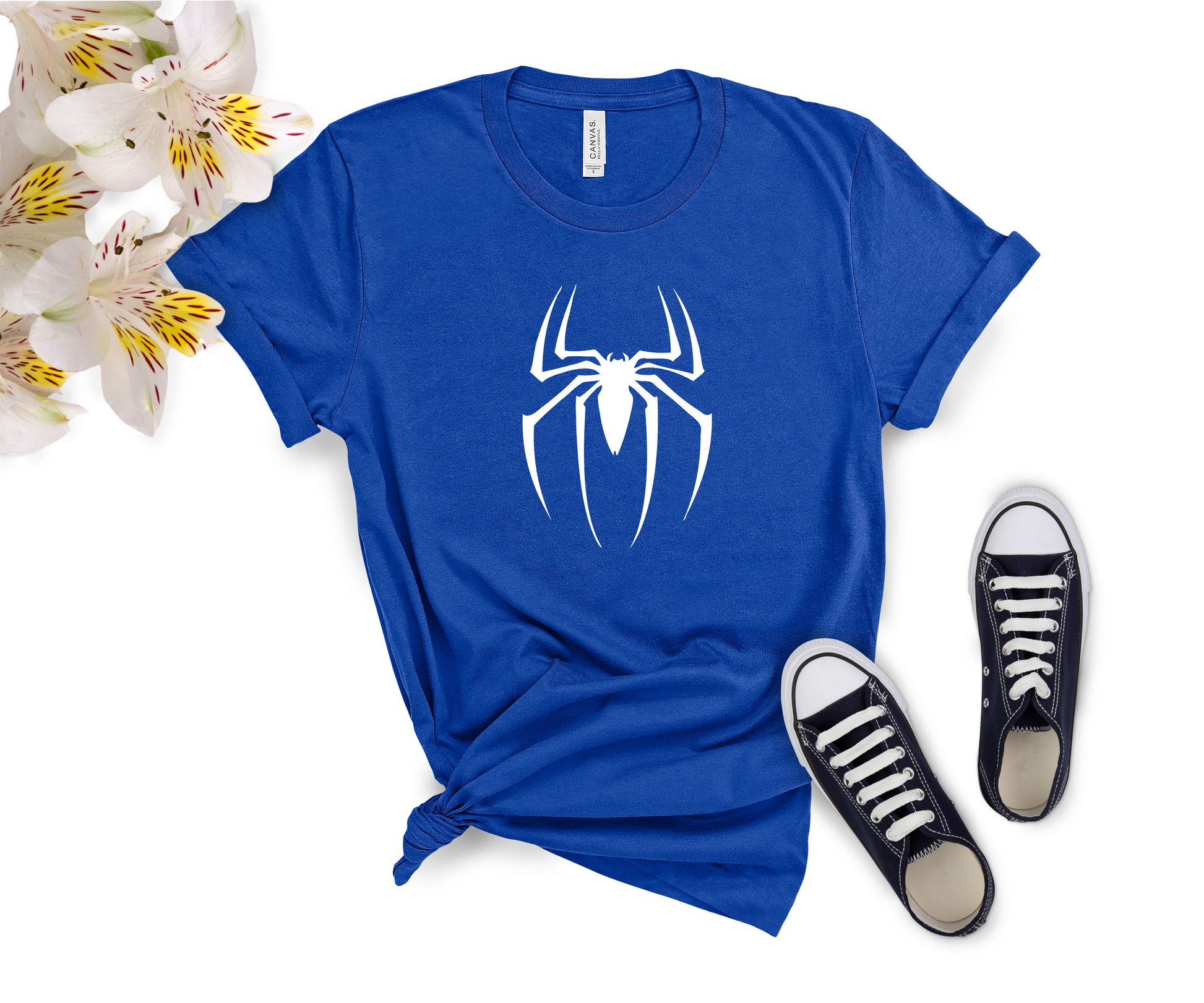 Newa Marketing- Spider Lover Shirt, Funny Superhero Shirt, Dad Son Matching T-Shirt, Spider Birthday Shirt, Toddler Birthday Shirt, Gift For Spider Lover, Mickey Ghost Skateboarding Shirt, Halloween, family, Mickey and Friends, matching, t-shirts, Made in the USA, high-quality, cotton, graphic tee, Disney,characters, mom, dad, kids, trip, Disneyland, spooky, adult, youth, toddler, baby onesie