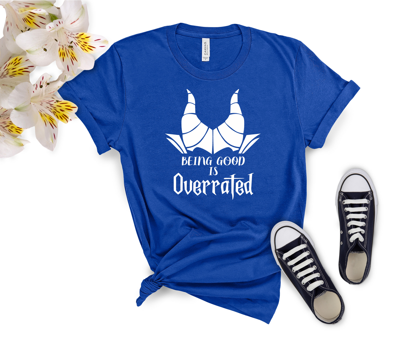 Being Good is Overrated Shirt, Disney Villains Halloween T-Shirt, Maleficent Tee