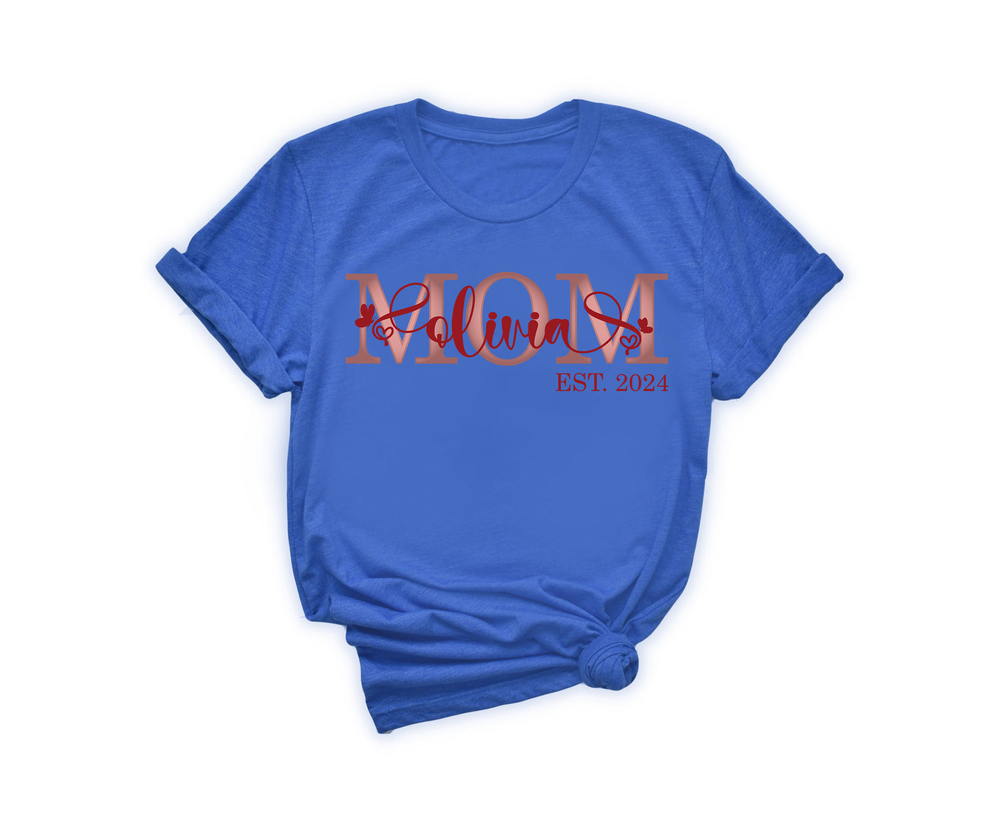 Custom Mother's Day Shirt, Mom Est Shirt, Customized Mom Shirt-newamarketing