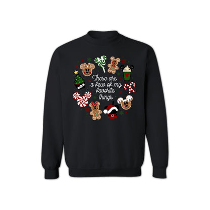 Christmas Gingerbread and Peppermint Sweatshirt for Women & Men – Holiday Graphic Pullover