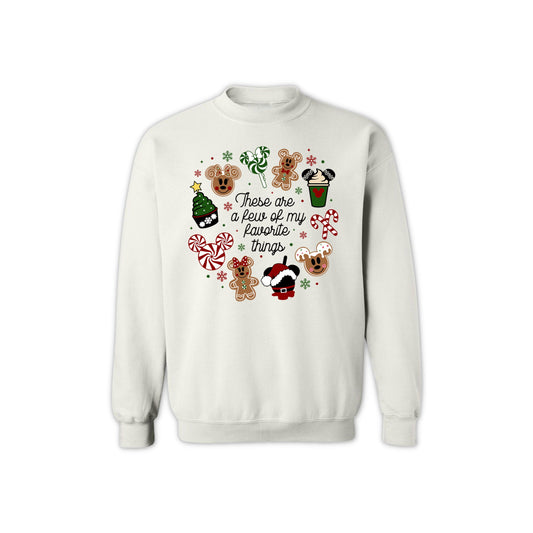 Christmas Gingerbread and Peppermint Sweatshirt for Women & Men – Holiday Graphic Pullover