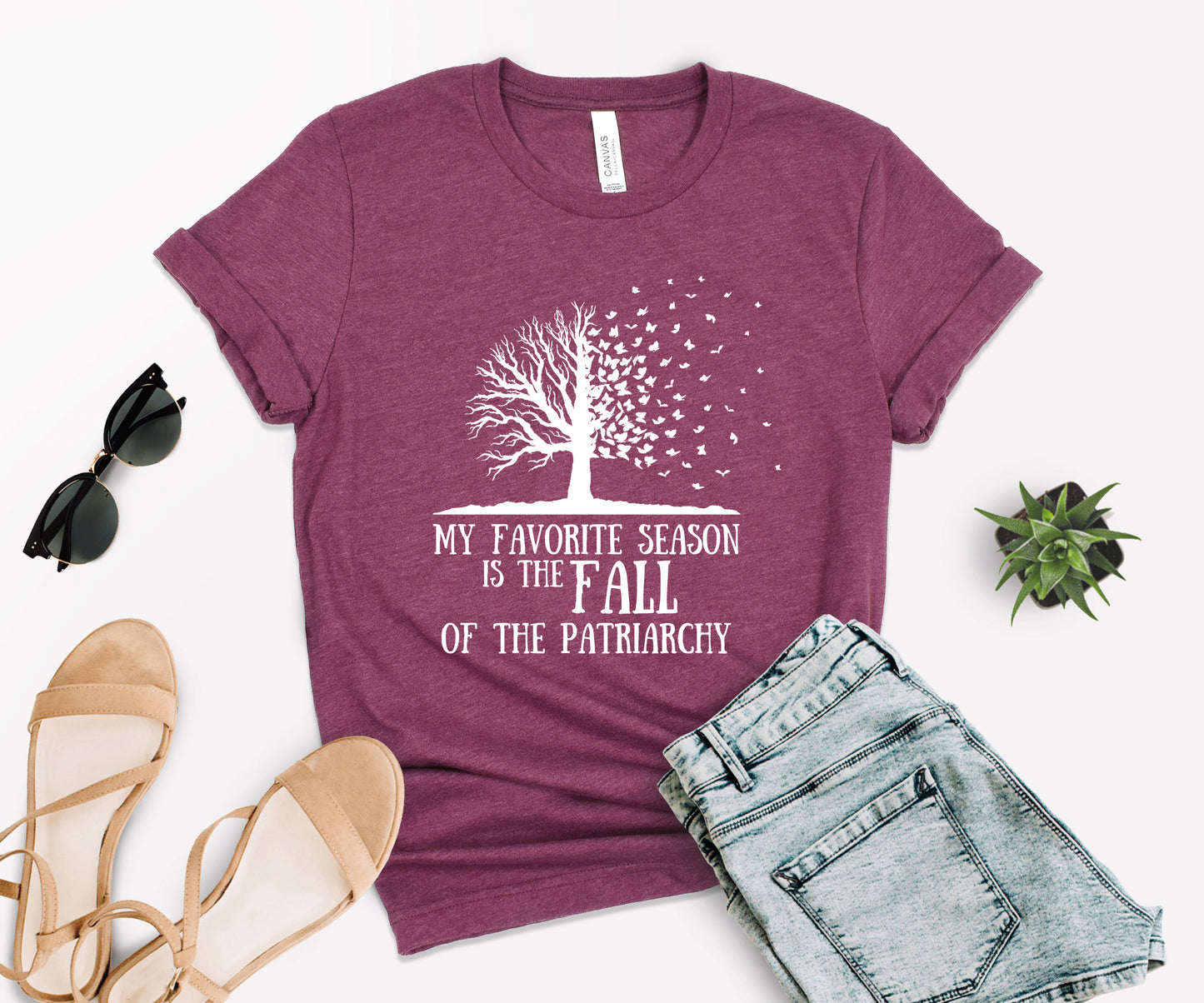 My Favorite Season Is The fall of The Patriarchy, Fall Shirt for Women, Fall Shirt-newamarketing