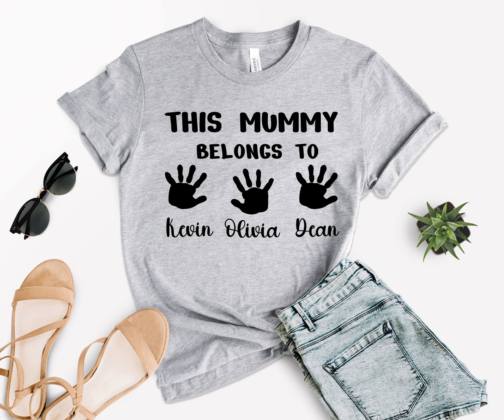 This Mummy Belongs Shirt, Custom Mama Shirt, Custom Mother's Day Shirt-newamarketing