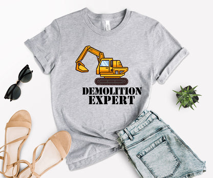 Master Builder Shirt, Father and Son Shirts, Master Builder Demolition Expert-newamarketing