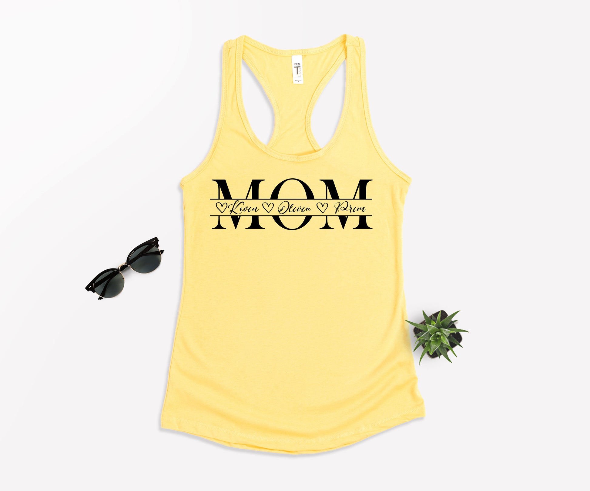 Mama Shirt with Kids Names, Personalized Mom Shirt, Names Mom Shirt-newamarketing