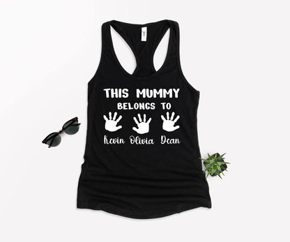 This Mummy Belongs Shirt, Custom Mama Shirt, Custom Mother's Day Shirt-newamarketing