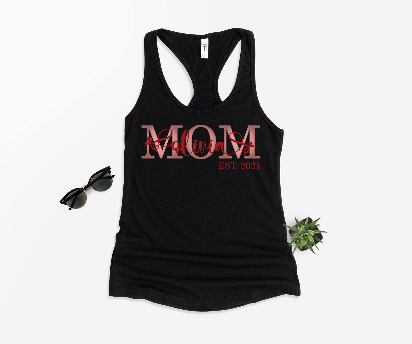 Custom Mother's Day Shirt, Mom Est Shirt, Customized Mom Shirt-newamarketing