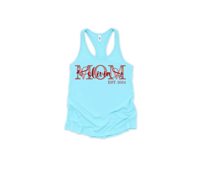 Custom Mother's Day Shirt, Mom Est Shirt, Customized Mom Shirt-newamarketing