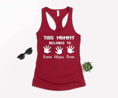 This Mummy Belongs Shirt, Custom Mama Shirt, Custom Mother's Day Shirt-newamarketing