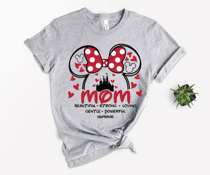 Disney Mom Shirt, Beautiful Words About Mom Shirt, Minnie Mom Shirt-newamarketing